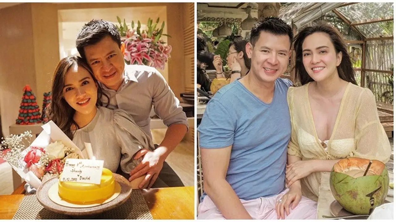 Rayakan Ultah Pernikahan ke-8, Ini 7 Potret Romantis Shandy Aulia dan Suami