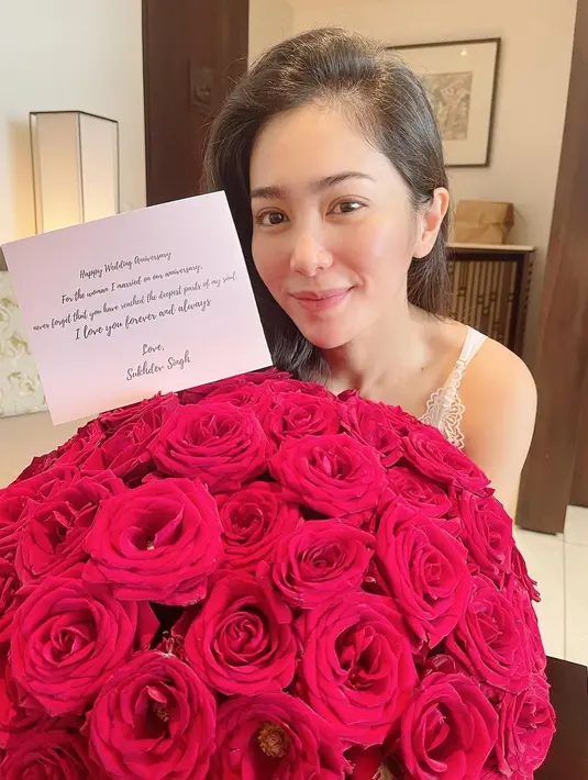 Bunga Zainal dan Sukhdev Singh (Instagran/bungazainal05)