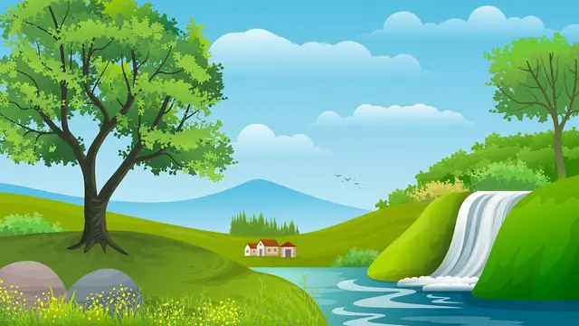 Contoh Gambar Pemandangan Alam (Gambar oleh Almeida dari Pixabay)