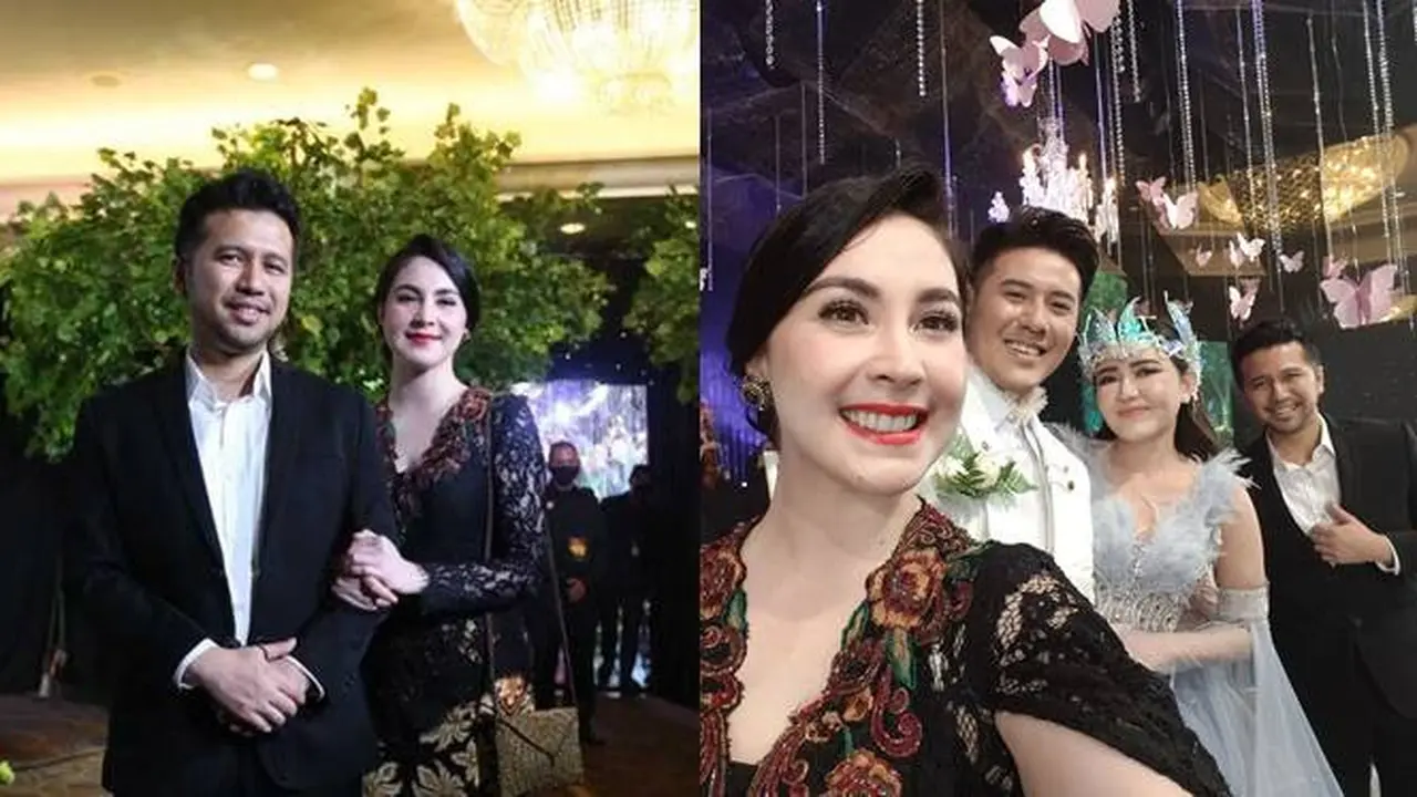 Tampil Serasi, Ini 6 Potret Arumi Bachsin dan Emil Dardak di Pernikahan Via Vallen