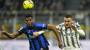 Juventus cuma tertinggal empat poin di belakang Atalanta yang menduduki jatah terakhir kompetisi Eropa musim depan. (AP Photo/Antonio Calanni)