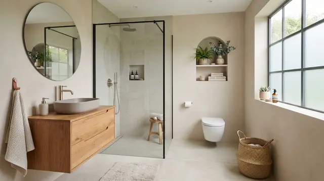 7 Inspirasi Kamar Mandi Minimalis untuk Ruang Sempit, Tampil Lebih Rapi dan Estetik