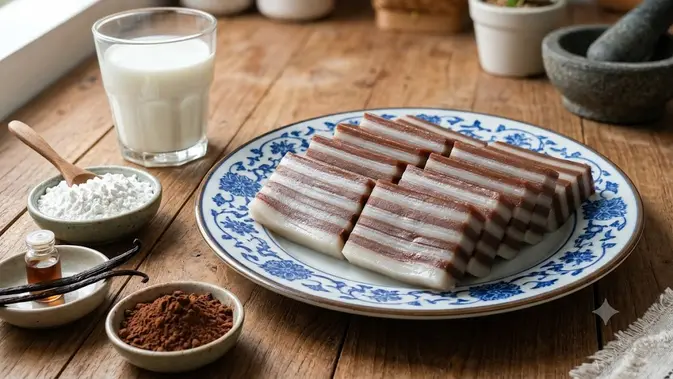 Kue Lapis Hunkwe Tanpa Santan yang Lembut dan Menyentuh