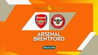 Prediksi Liga Inggris Arsenal vs Brentford. (Bola.com/Gregah Nurikhsani)