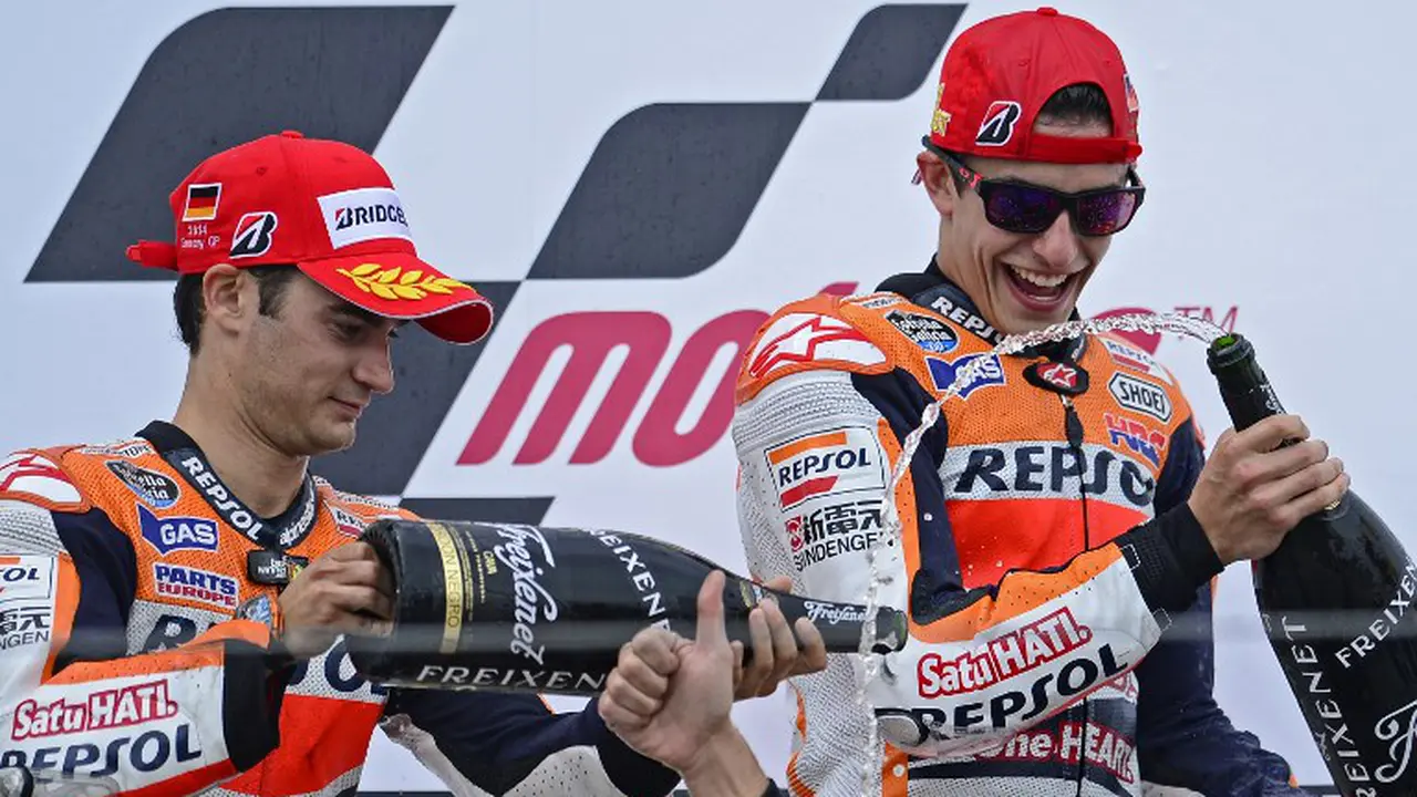 Dani Pedrosa dan Marc Marquez