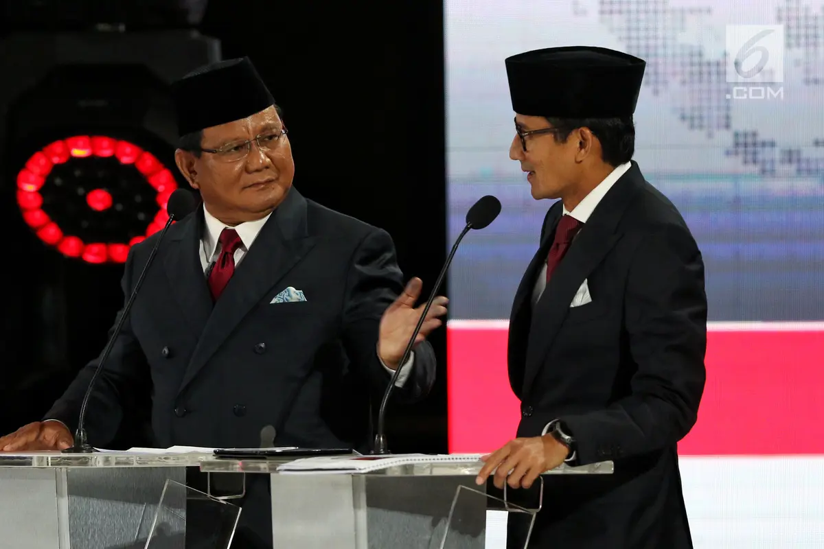 Gaya Pasangan Capres-Cawapres Saat Adu Gagasan di Debat Pilpres