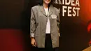 Dian Sastrowardoyo acara IDEAFest 2019. (Adrian Putra/Fimela.com)
