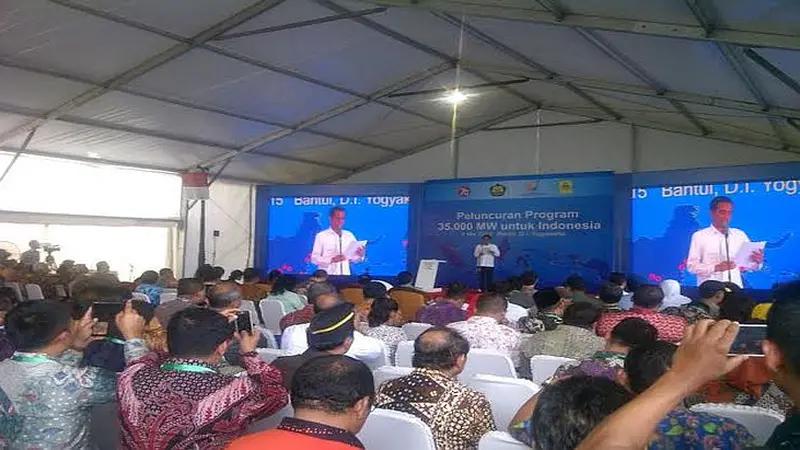 Resmikan PLTB Bantul, Jokowi: Ini Bukan Proyek Ambisius