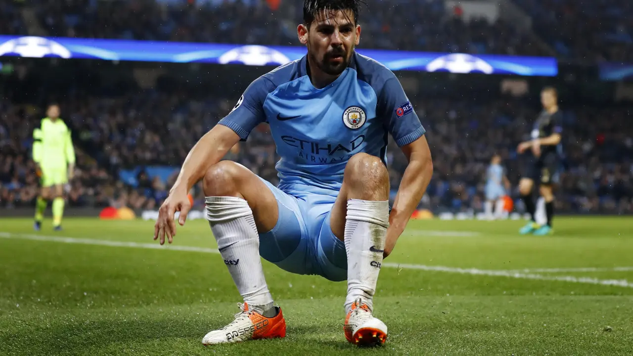 Manchester City membeli Nolito senilai Rp 220 miliar musim panas tahun lalu. (Reuters/Jason Cairnduff) 