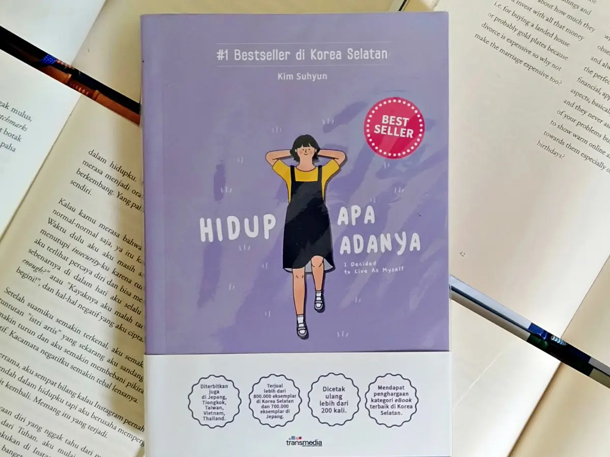 Review Buku Hidup Apa Adanya Karya Kim Suhyun - Lifestyle Fimela.com