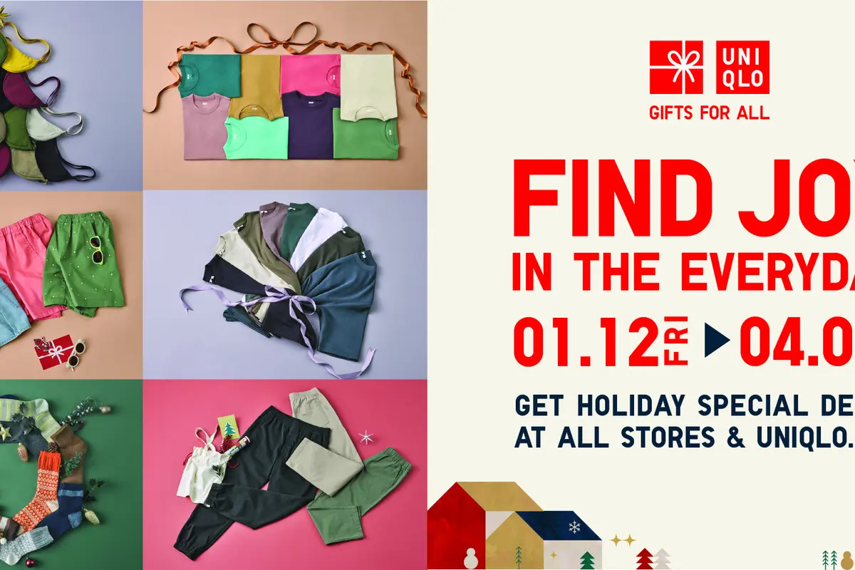 Rayakan Momen Akhir Tahun dengan Hadiah Spesial bersama UNIQLO "Find Joy in the Everyday"