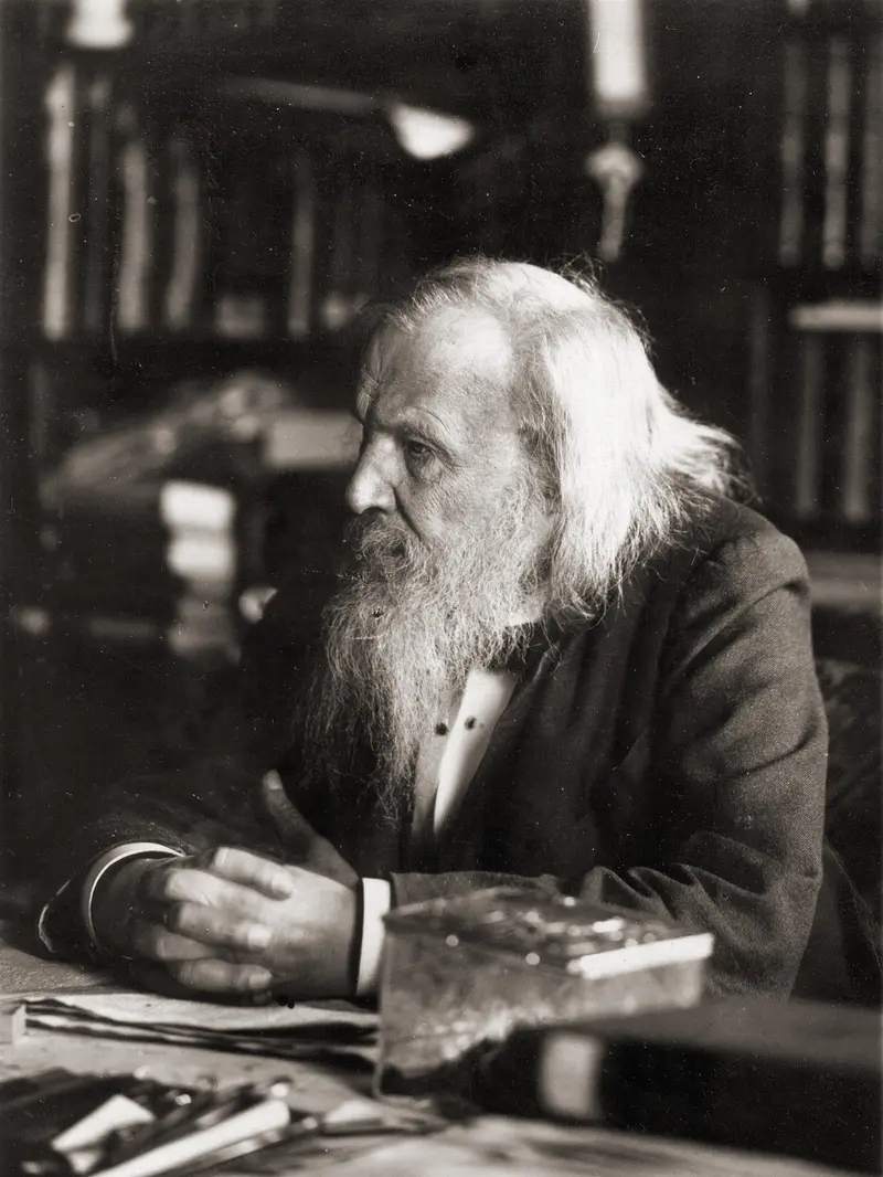 Dmitri Mendeleev. (Wikipedia)