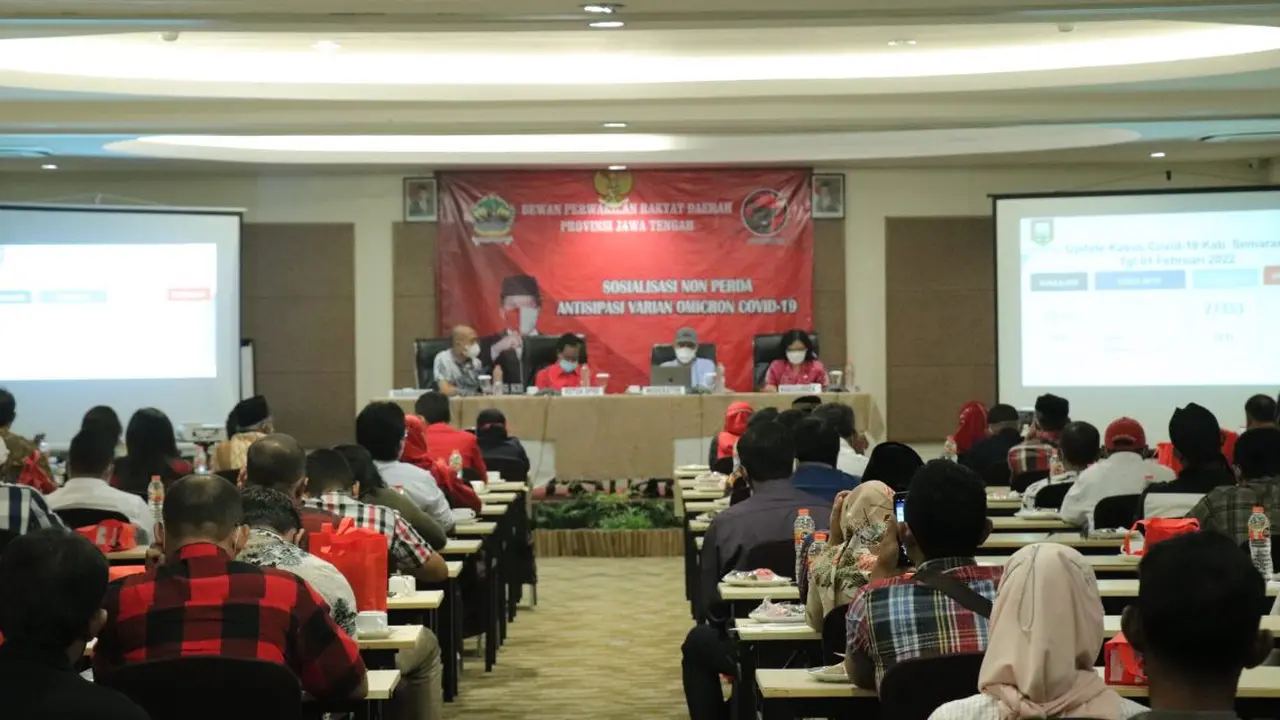 Suasana Sosialisasi Antisipasi Virus Omicron Hotel The Wujil  ungaran