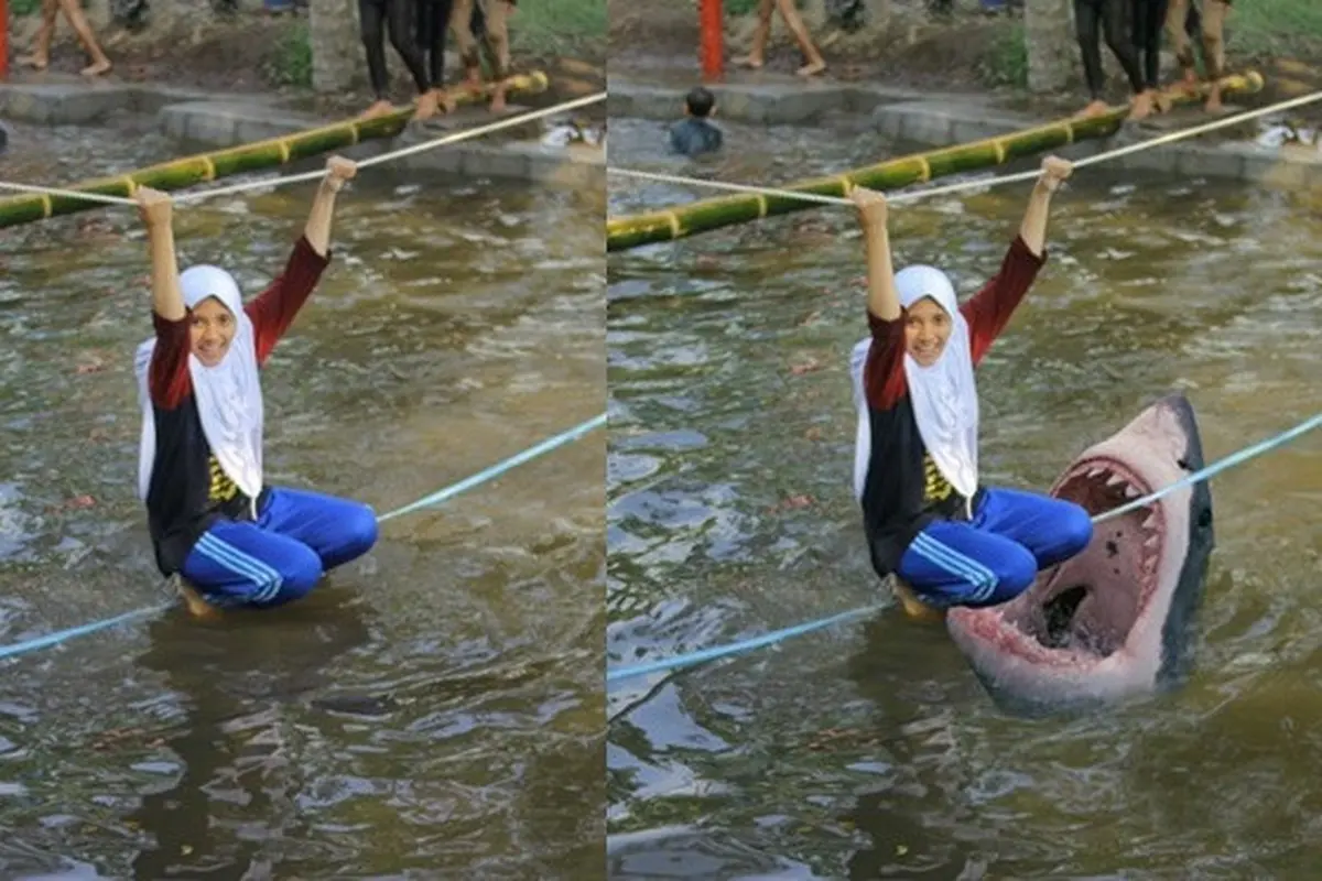 Editan foto kocak