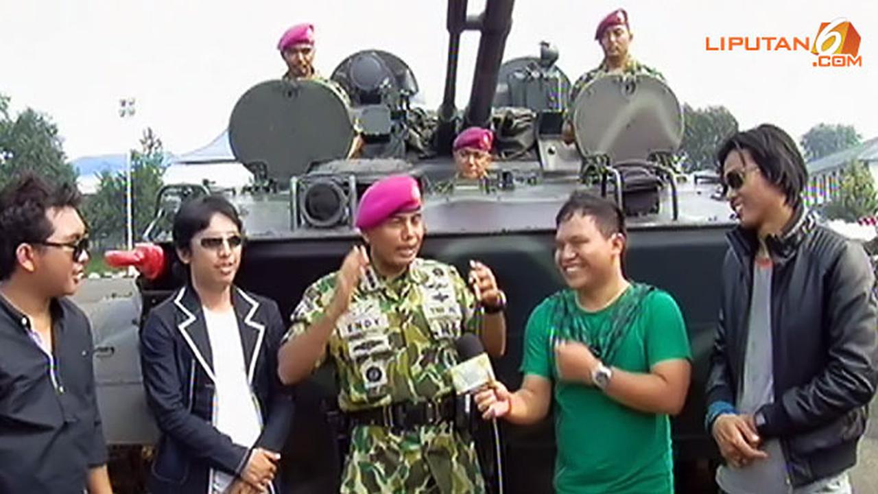 VIDEO: Wah Serunya, Band Wali Naik Tank