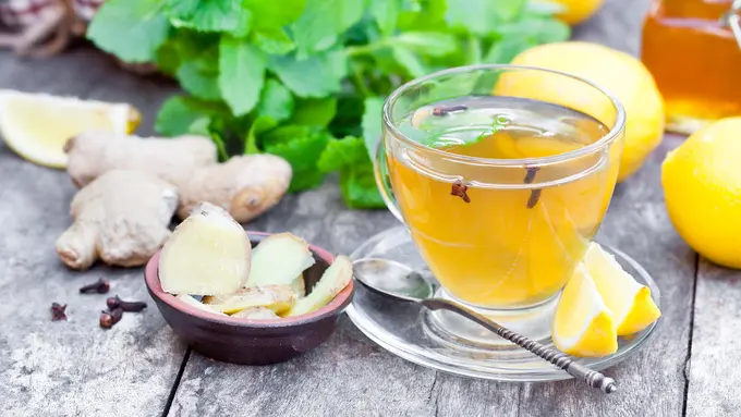 rebusan minuman teh jahe cengkeh