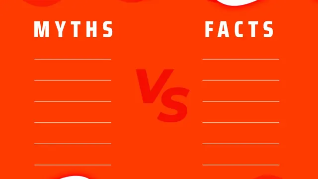Ilustrasi fakta vs mitos