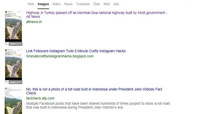 Cek Fakta Liputan6.com menelusuri klaim foto jalan tol terkeren di Indonesia
