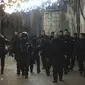 Polisi Israel dikerahkan di Kota Tua Yerusalem setelah terjadi penembakan di kompleks Masjid Al-Aqsa selama bulan suci Ramadhan, Sabtu, 1 April 2023. (AP Photo/ Mahmoud Illean)
