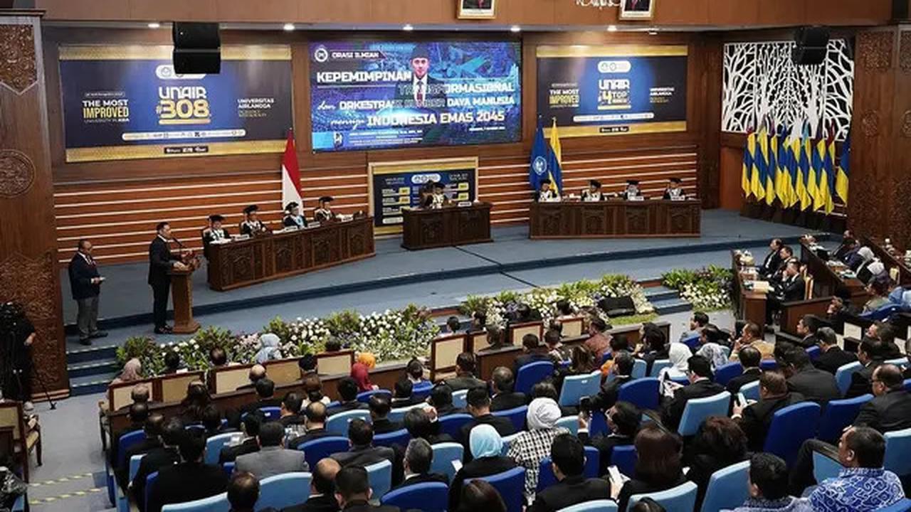 7 Potret AHY Raih Gelar Doktor di Unair, Rektor: Bukan Doktor Universal Studio