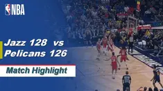Berita Video Highlights NBA 2019-2020, Utah Jazz Vs New Orleans Pelicans 128-126