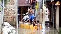 [VIDEO] Banjir Kiriman, Kampung Pulo Terendam Lagi