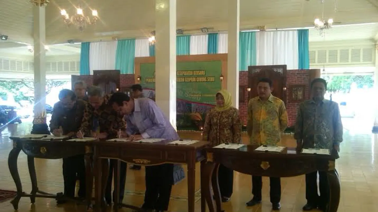 Tiga Gubernur sepakati Pengelolaan Geopark Gunungsewu