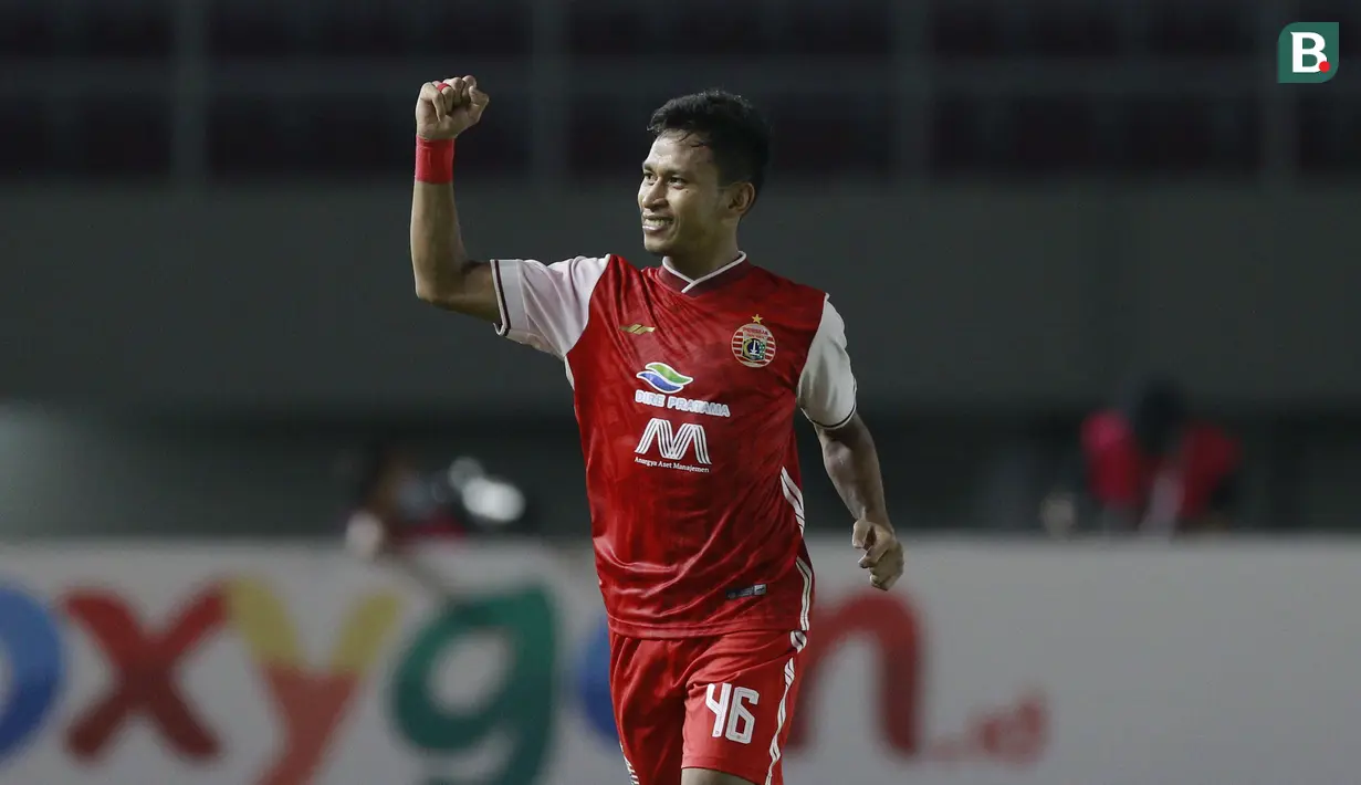 Osvaldo Haay juga selalu tampil dalam setiap pertandingan Persija Jakarta. Catatan statistiknya pun lumayan, dirinya berkontribusi terhadap tiga gol Macan Kemayoran. (Foto: Bola.com/M. Iqbal Ichsan)