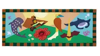 Google Doodle 5 November 2025 Rayakan Hari Cinta Puspa dan Satwa Nasional, Tampilkan Orang Utan hingga Rafflesia