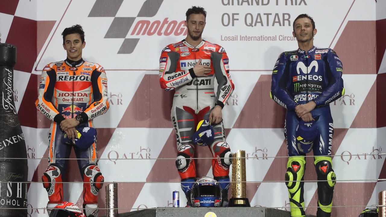 Bersaing Ketat dengan Marquez, Andrea Dovizioso Juara MotoGP Qatar
