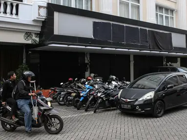 Suasana markas besar DPP Hizbut Tahrir Indonesia (HTI) di Jakarta, Kamis (20/7). Kementerian Hukum dan HAM (Kemenkum HAM) secara resmi telah mencabut status badan hukum organisasi kemasyarakatan HTI.(Liputan6.com/Faizal Fanani) 