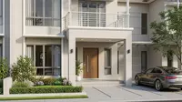 9 Desain Rumah Tipe 45 Dua Lantai Balkon Terbuka, Perpaduan Elegan dan Fungsional