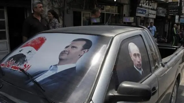 Presiden Rusia dan Presiden Suriah
