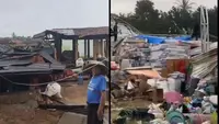 Puting Beliung Terjang Lampung, Ratusan Rumah Rusak, Terparah di Lampung Tengah dan Pesawaran