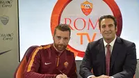 AS Roma baru saja meyelesaikan kesepakatan kontrak baru dengan Morgan De Sanctis