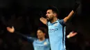 1. Sergio Aguero - 113 Gol. (EPA/Nigel Roddis)