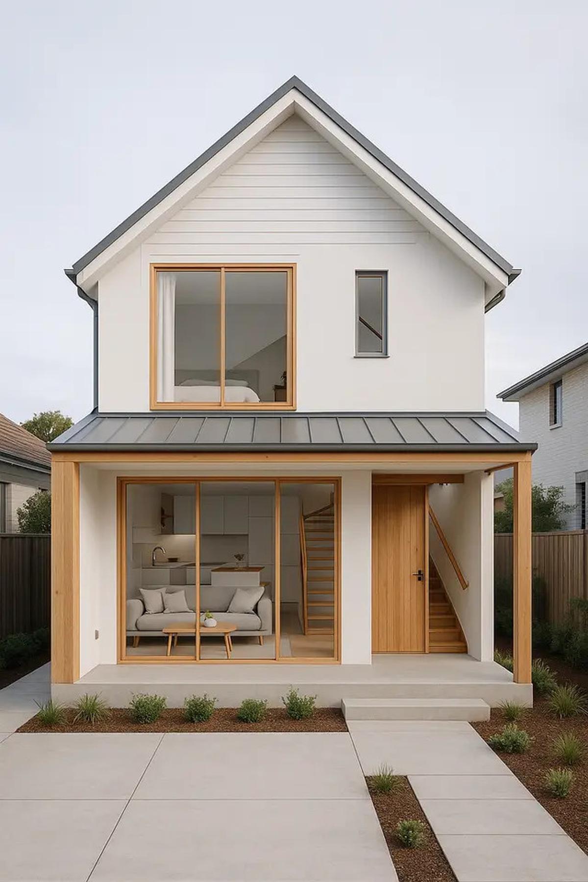 7 Rumah Tingkat 2 Minimalis Modern dengan Desain Elegan dan Fungsional, Bisa Diaplikasikan di Lahan Sempit