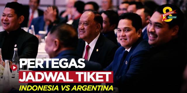VIDEO: Erick Thohir Pertegas Penjadwalan Tiket Antara Timnas Indonesia Vs Argentina