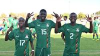 Skuad Zambia U-17 di Piala Duna U-17 2025. (CAF)