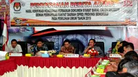 KPU Provinsi Bengkulu membuka keran uji publik sebelum penetapan DCT Pemilu 2019 (Liputan6.com/Yuliardi Hardjo)