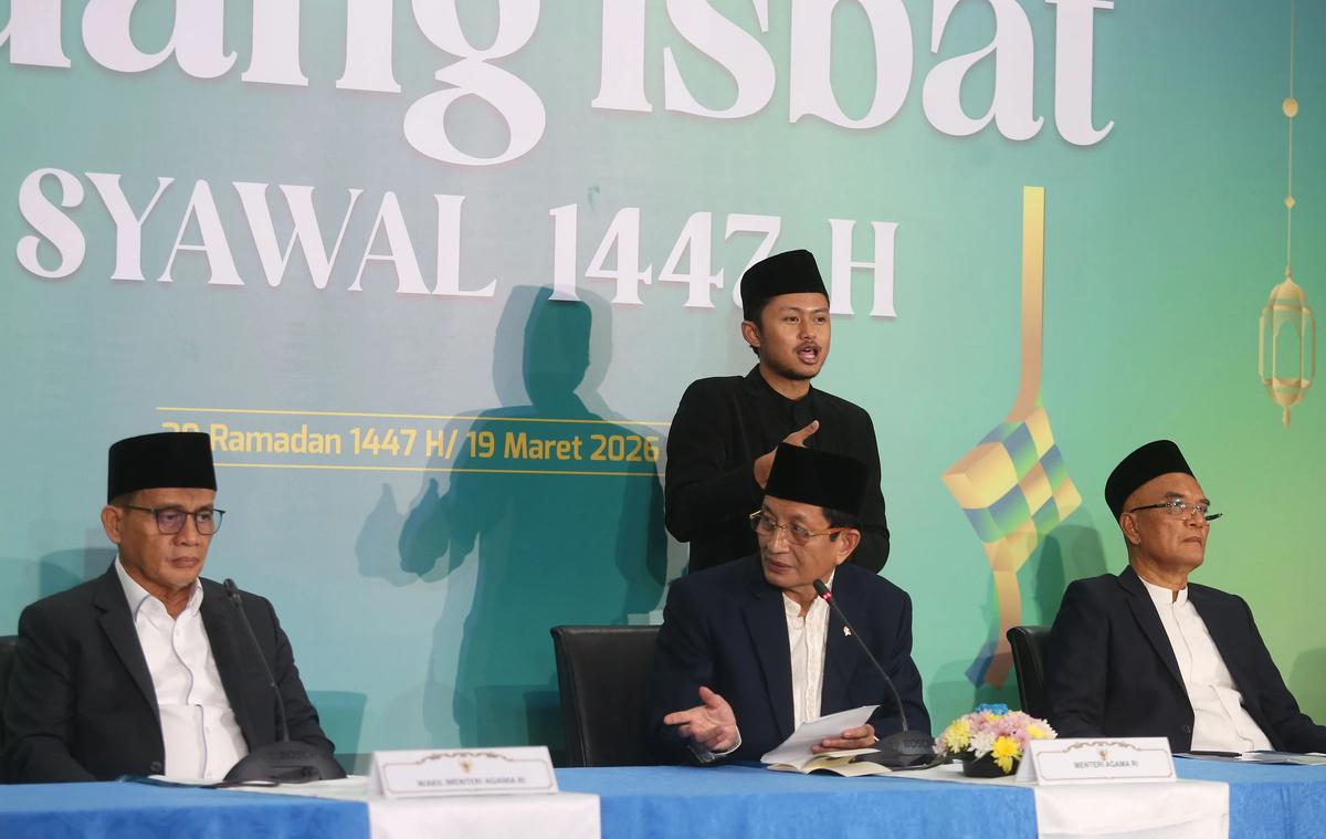 FOTO: Pemerintah Tetapkan Idulfitri 2026 Jatuh pada 21 Maret