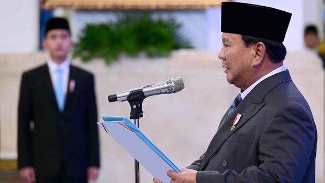 Momen Pelantikan Empat Menteri dan Satu Wakil Menteri pada Kabinet Merah Putih