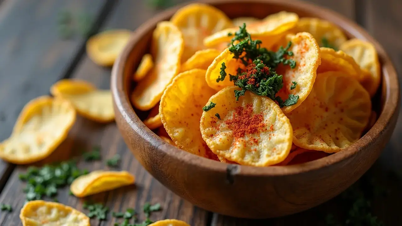 Resep Potato Chips Pedas Nori