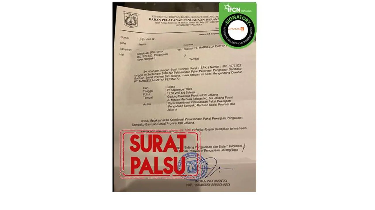 Cek Fakta SPK DKI Jakarta