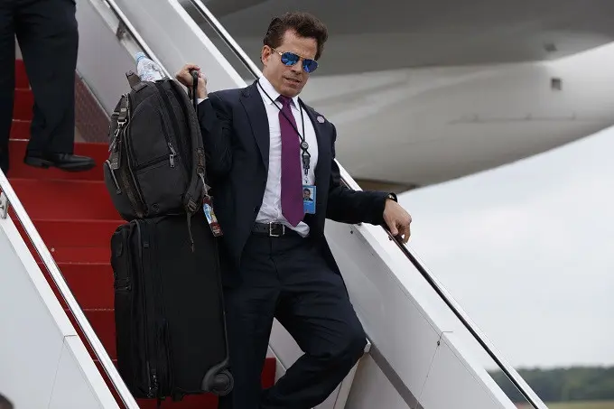 Anthony Scaramucci, baru 10 hari menjabat sebagai direktur komunikasi Gedung Putih sebelum akhirnya dicopot (AP Photo/Evan Vucci)