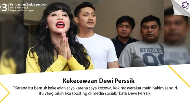 [Bintang] 5 Pengakuan Dewi Perssik Soal Video Terobos Jalur Busway