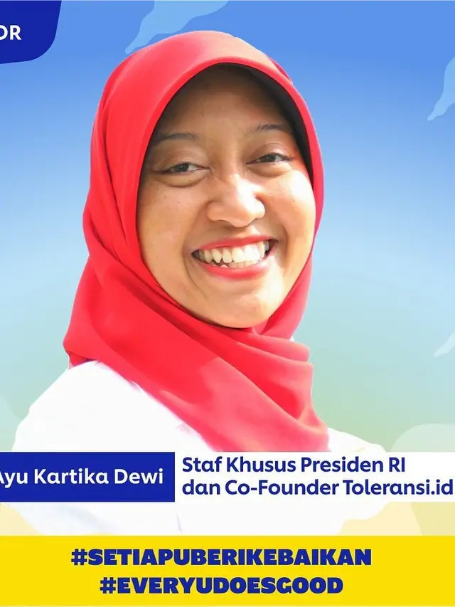 Staf Khusus Presiden RI & Co-Founder Toleransi.id, Ayu Kartika Dewi.