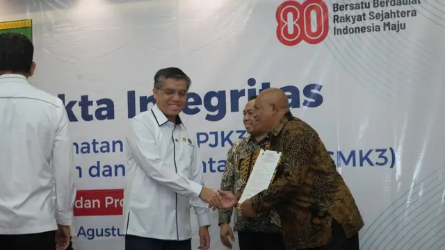 Menaker Ingatkan PJK3 Pentingnya Integritas dalam Layanan K3