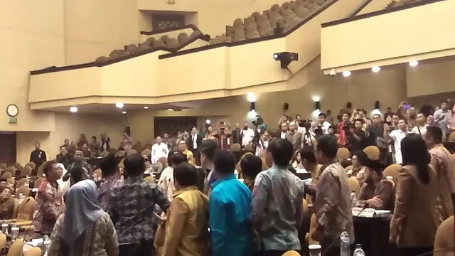 Suasana sidang paripurna di DPD, Rabu (18/9/2019). (Merdeka.com/Sania Mashabi)