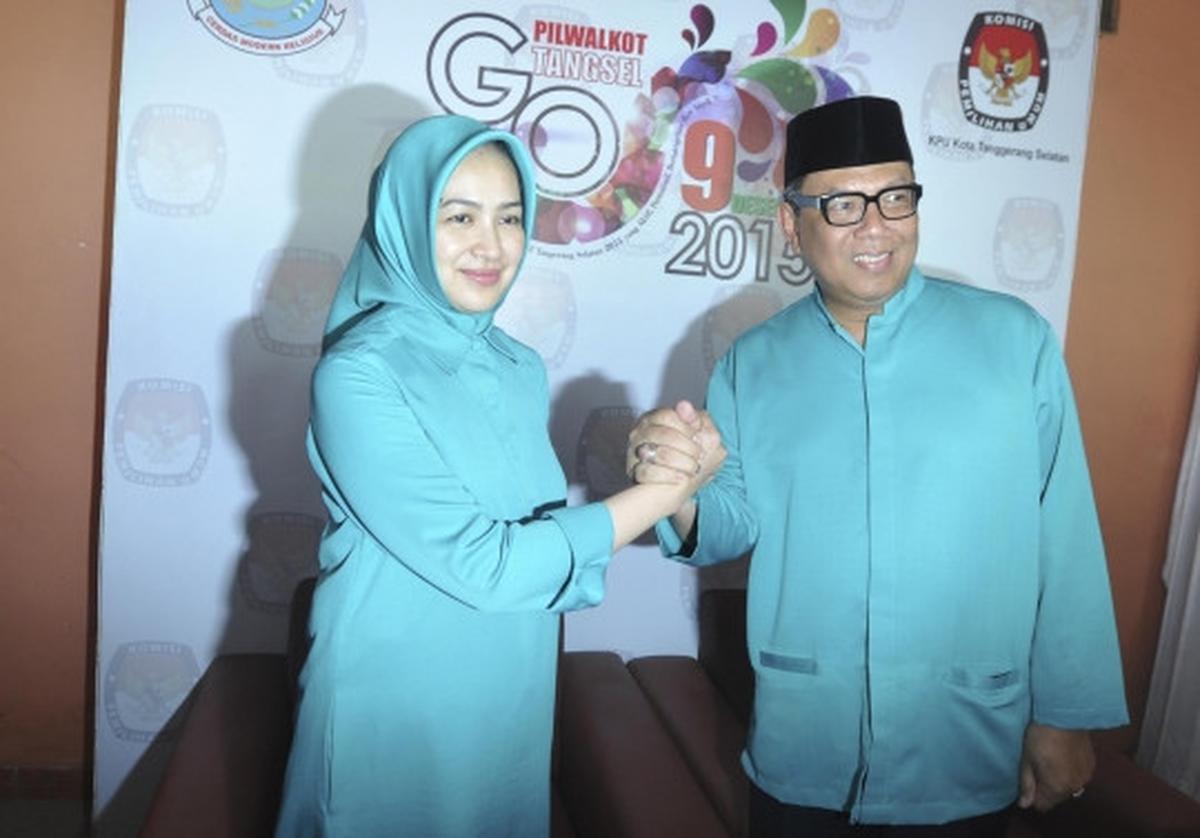 Duet Airin dan Benyamin kembali maju di Pilkada Tangsel